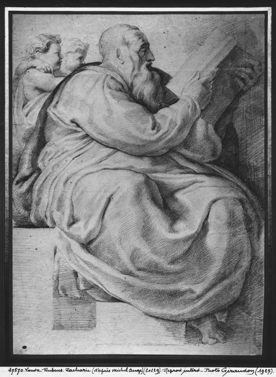 Peygamber Zacharias, Michelangelo Buonarroti