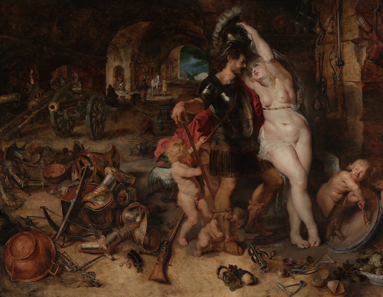 Savaştan Dönüş - Mars Venüs Tarafından Silahsızlandırıldı by Peter Paul Rubens