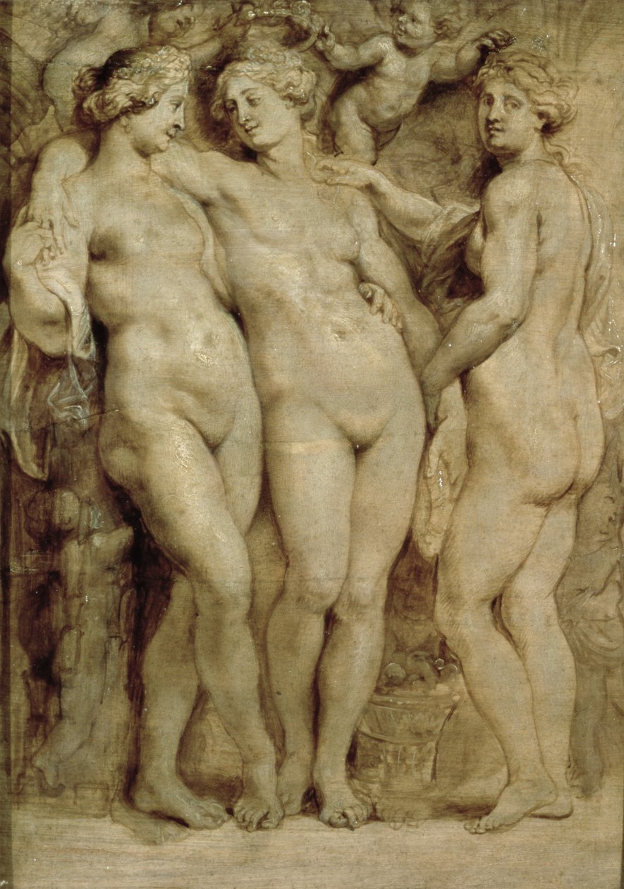 ಮೂರು ಗ್ರೇಸಸ್ ಟರ್ಕ್ by Peter Paul Rubens