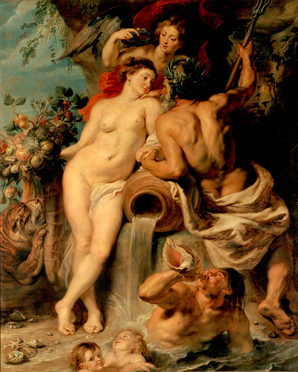 Toprak ve Su Birliği (Anvers ve Scheldt) by Peter Paul Rubens
