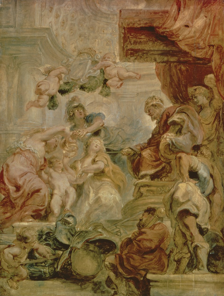 Kraliyet Birliği, 1630-34 by Peter Paul Rubens
