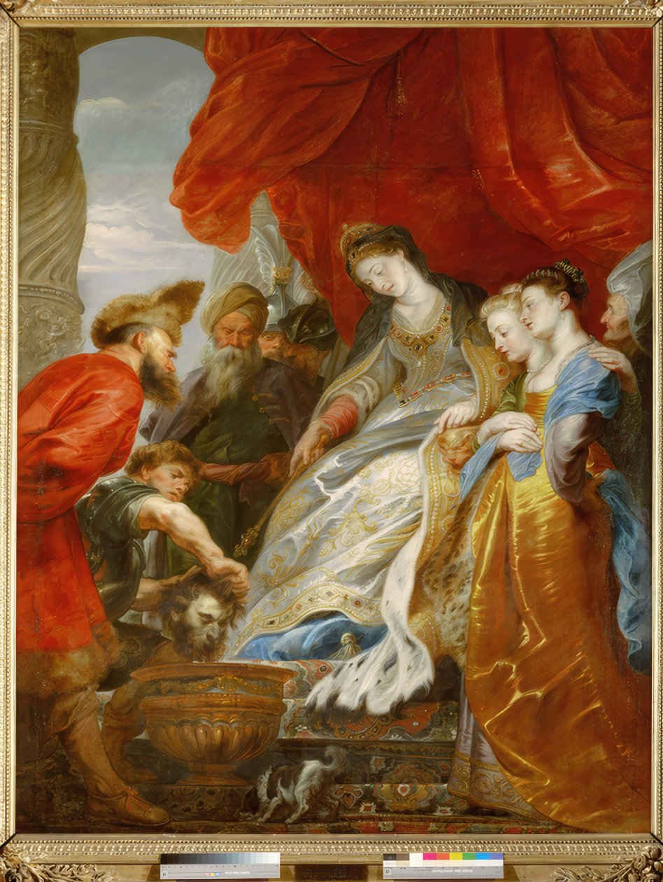 Tomris ve Cyrus by Peter Paul Rubens