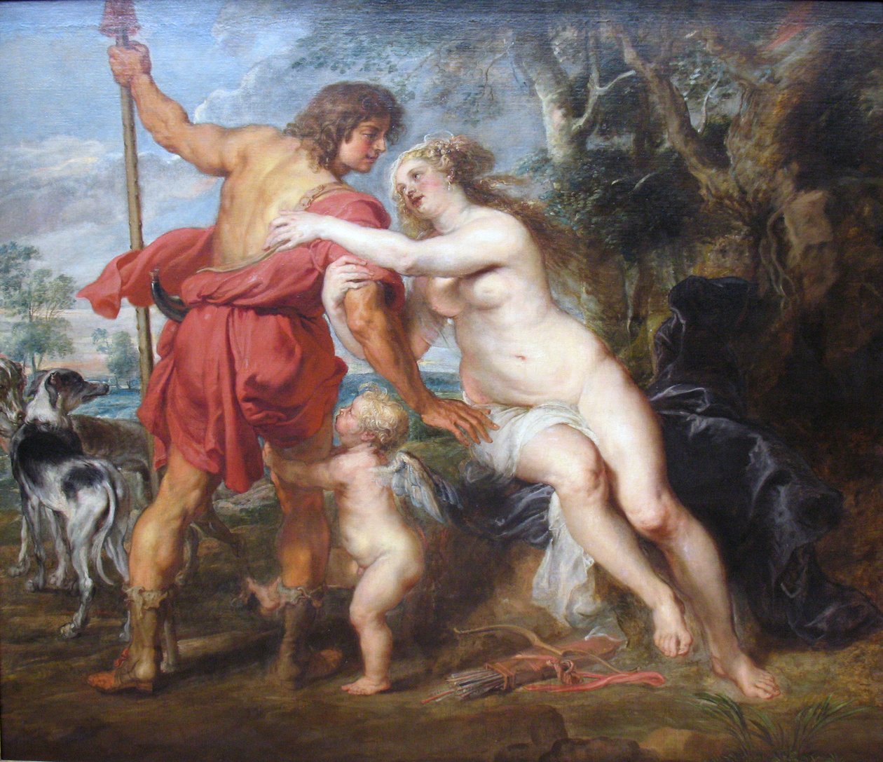 Venüs ve Adonis by Peter Paul Rubens