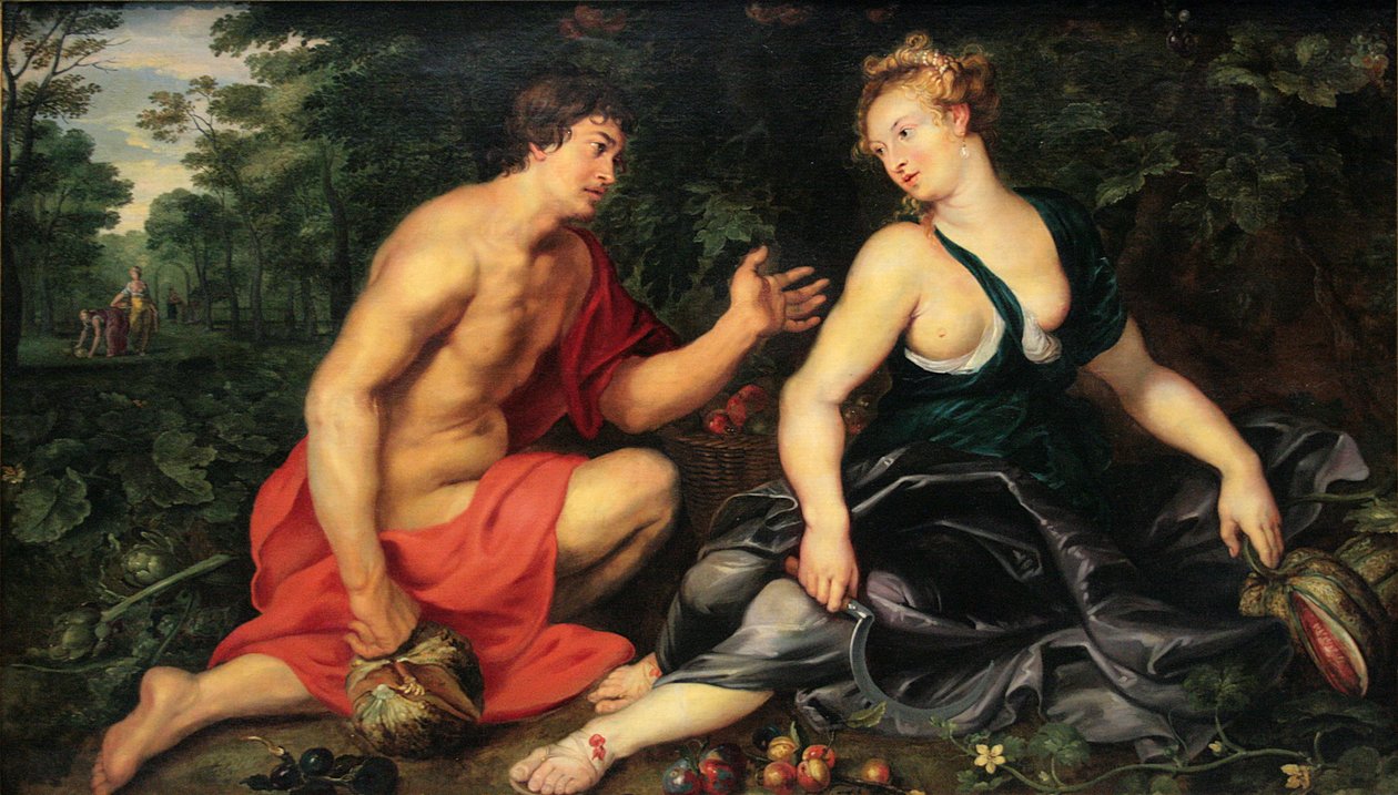 Vertumnus ve Pomona by Peter Paul Rubens