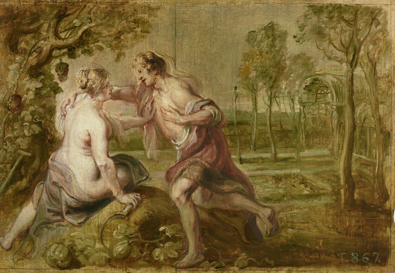 Vertumnus ve Pomona by Peter Paul Rubens
