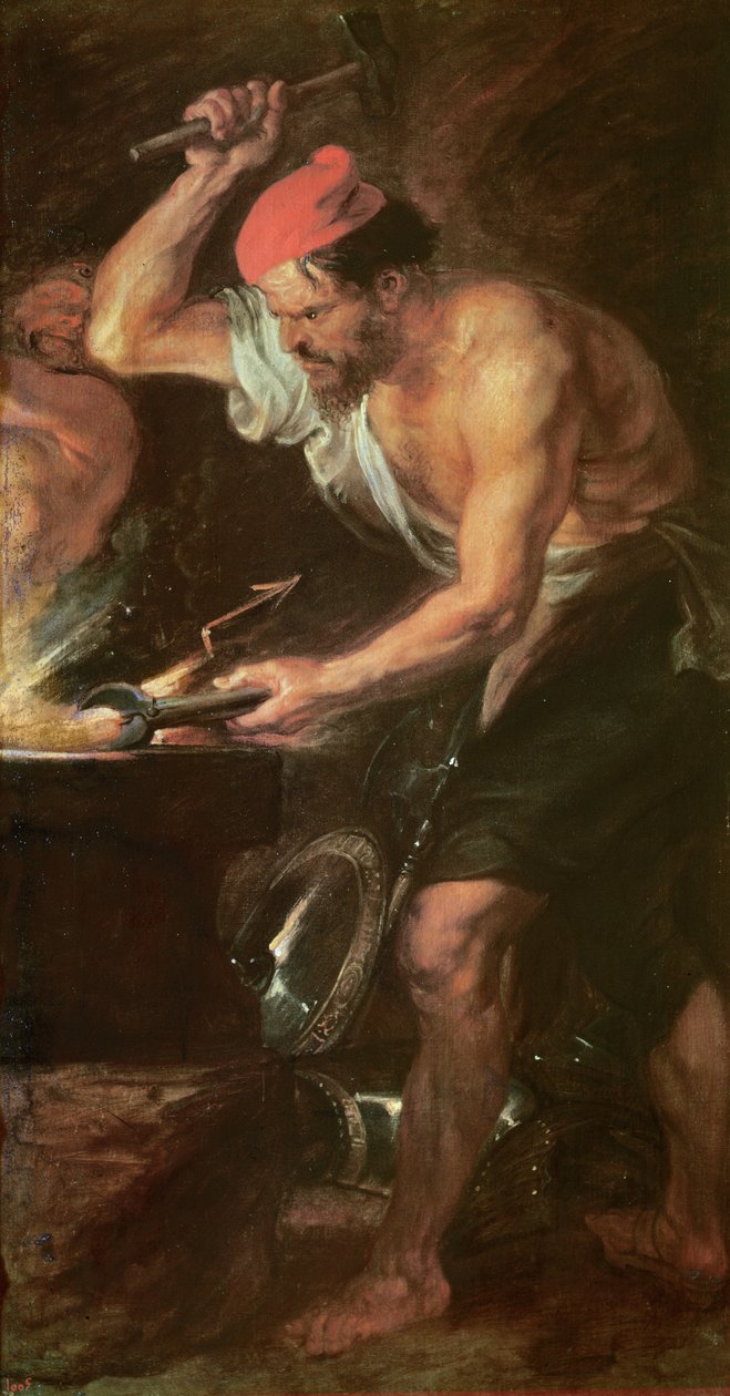 Vulcan forging Jupiter