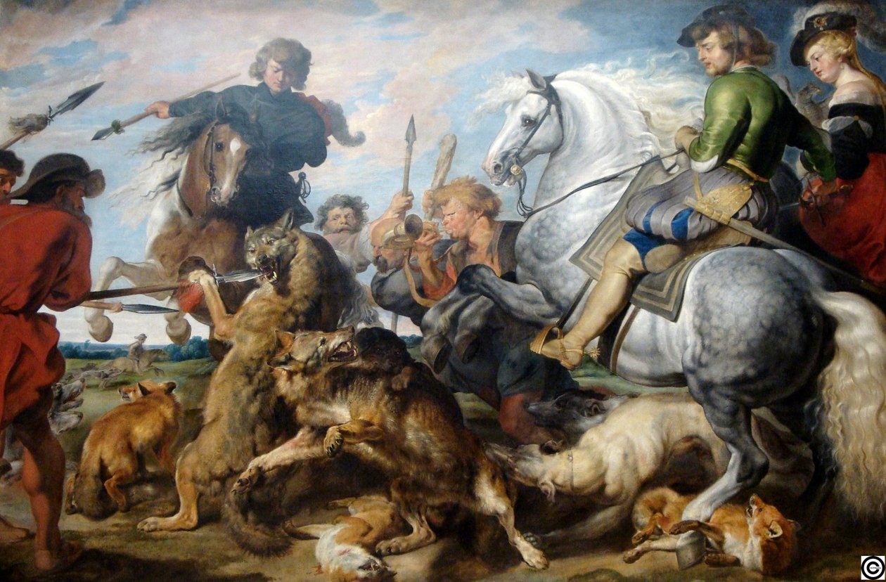 Kurt ve Tilki Avı by Peter Paul Rubens