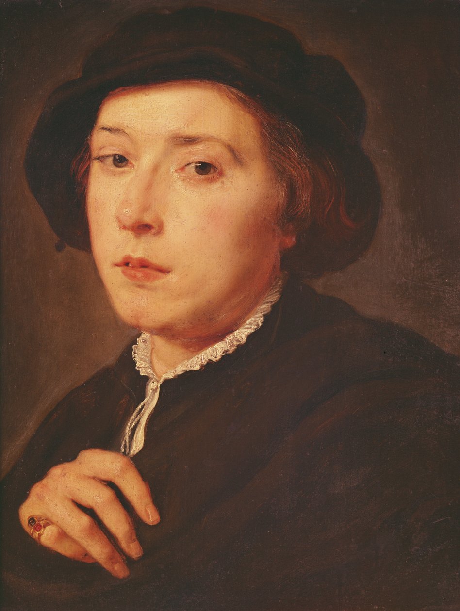 Siyah şapkalı genç adam, 1615-18 by Peter Paul Rubens