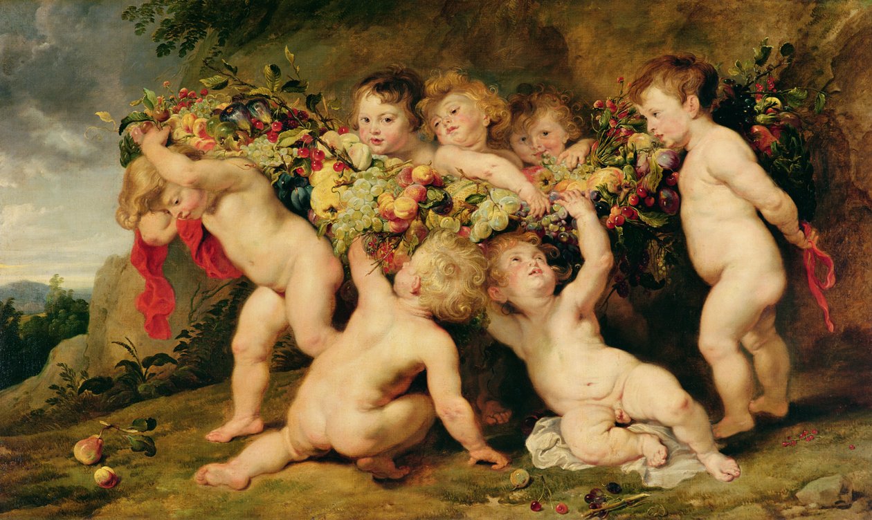 Meyve Çelengi, c.1615-17 by Peter Paul Rubens