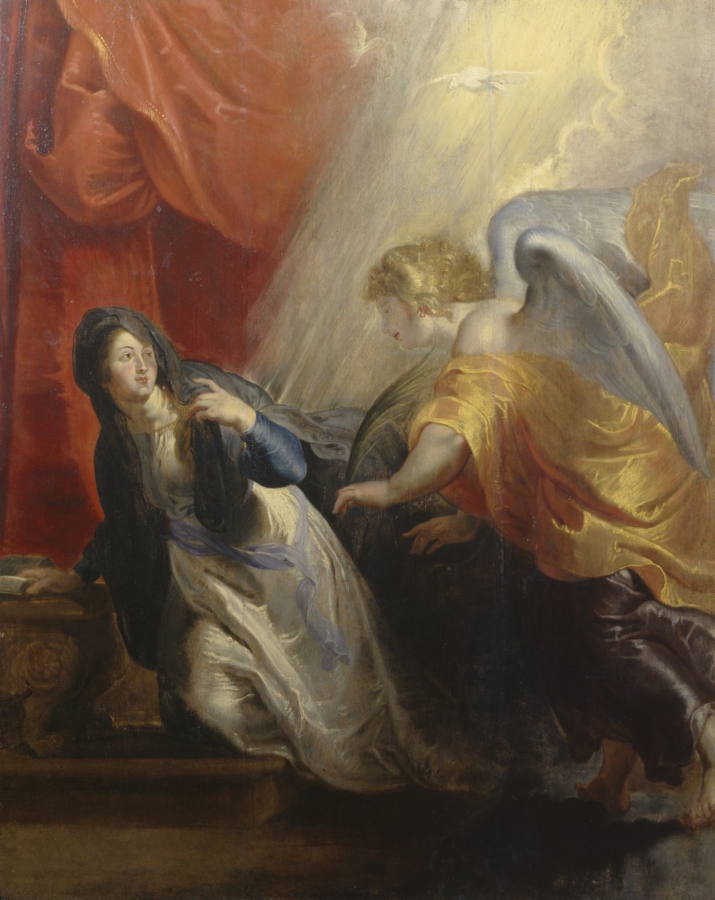 Bakirelerin Ölümünün Müjdesi c.1611 by Peter Paul Rubens
