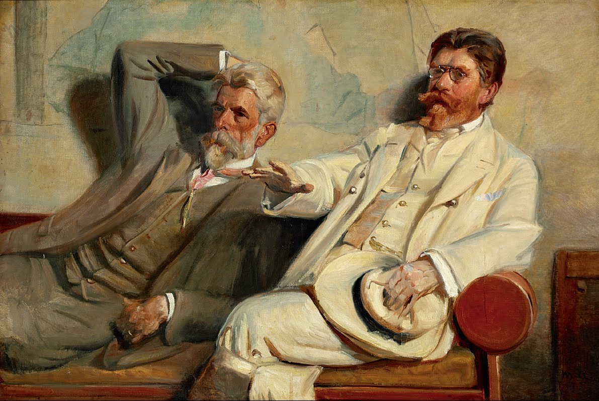 Sanat eleştirmenleri by Peder Severin Krøyer