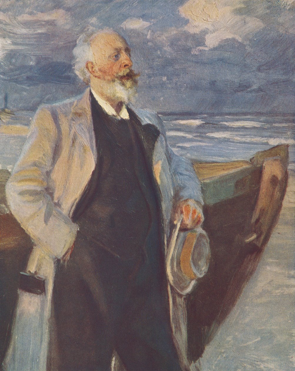 Holger Drachmann by Peder Severin Krøyer