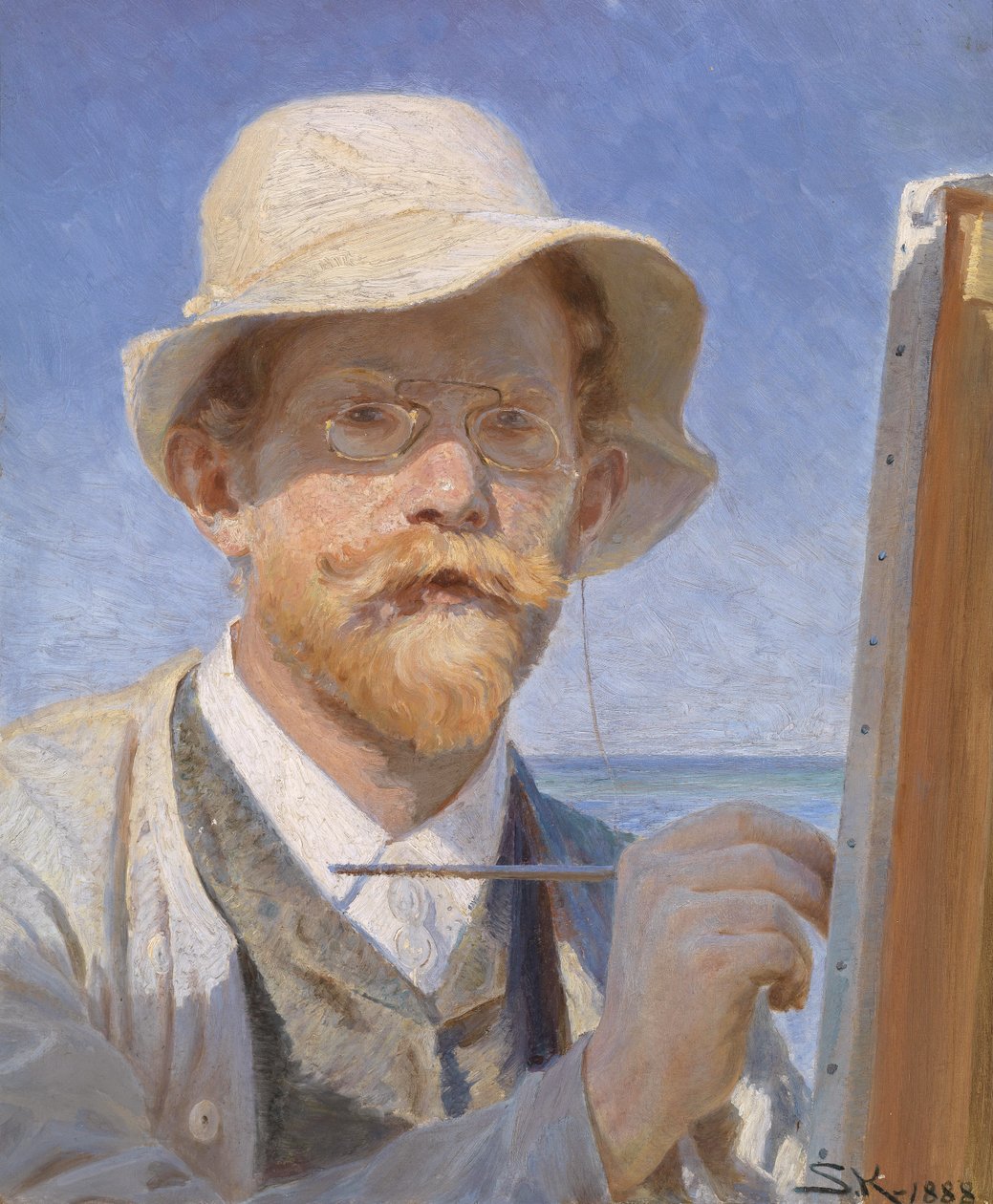 otoportre by Peder Severin Krøyer