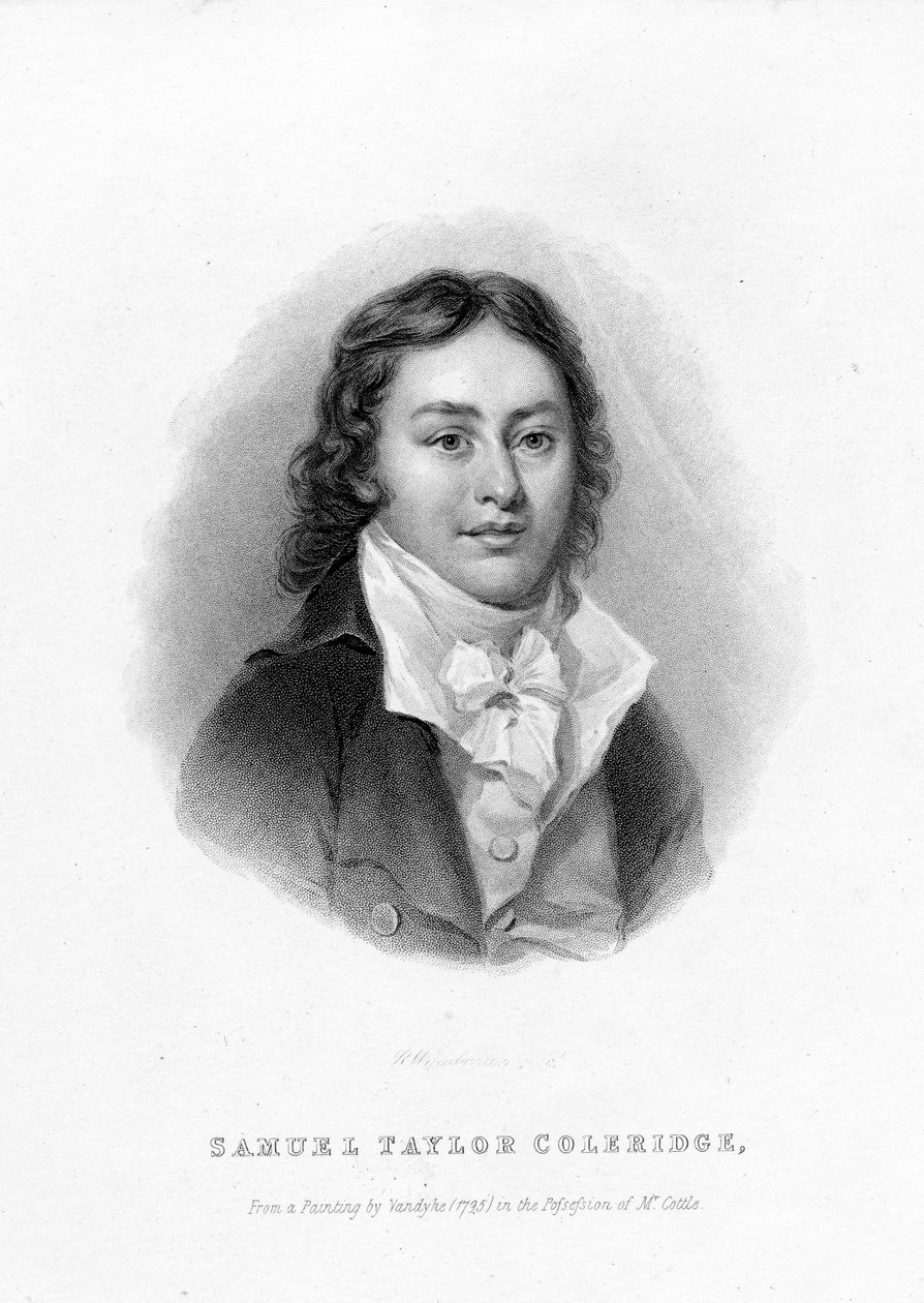 Richard Woodman tarafından oyulmuş Samuel Taylor Coleridge, by Peter van Dyke
