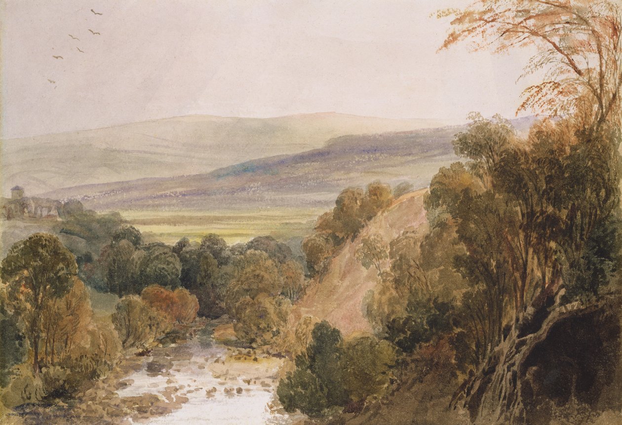 Bolton, Yorkshire yakınlarındaki Wharfe Nehri