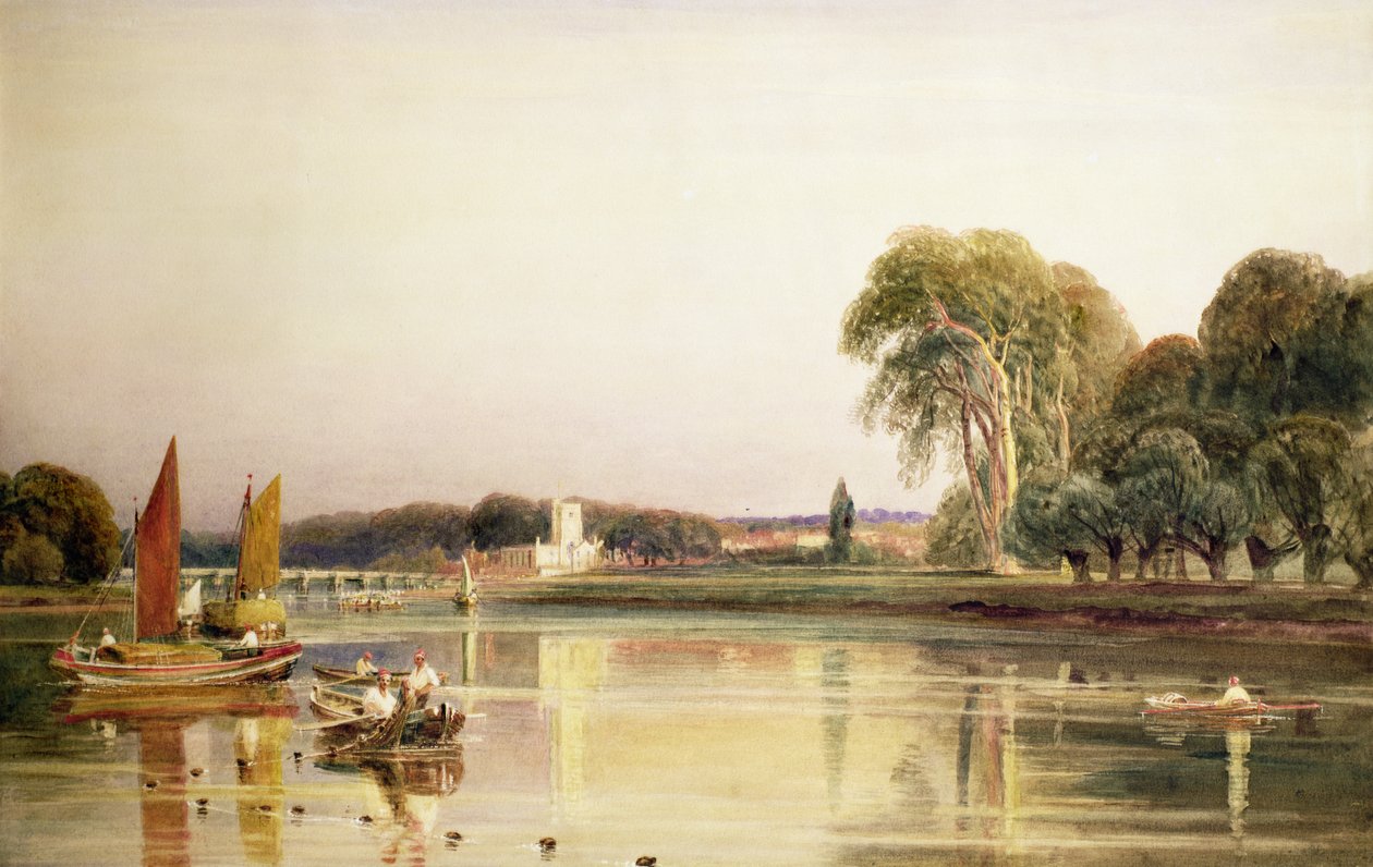 Cookham, Thames, Berkshire by Peter de Wint