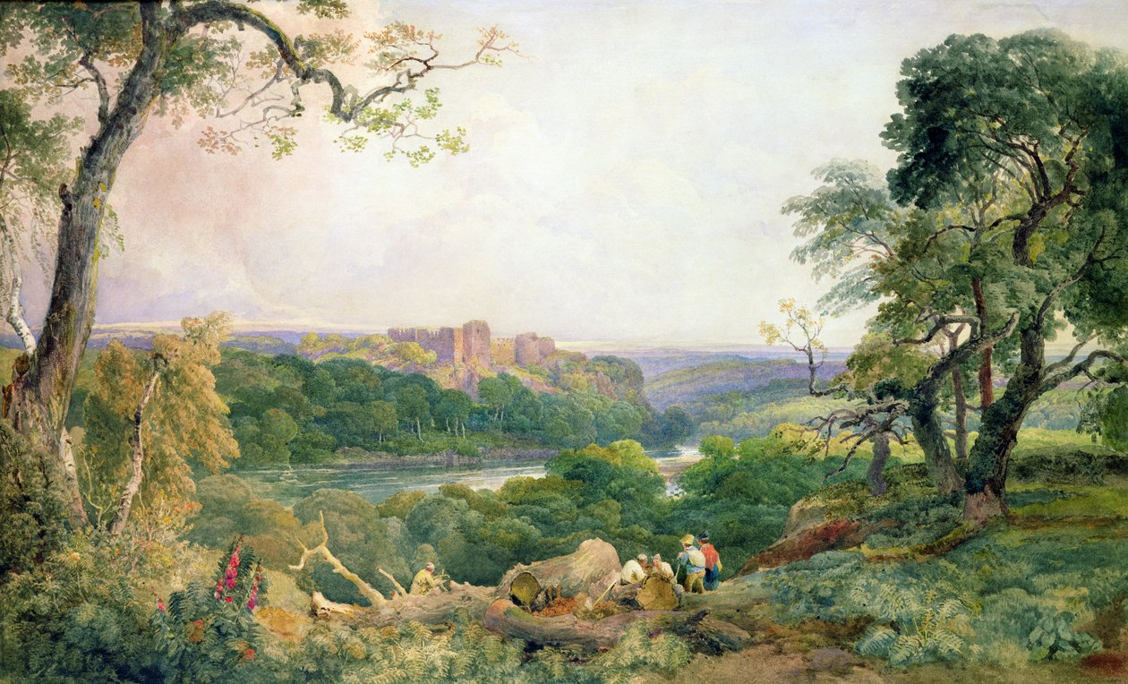Goodrich Castle, called Barden Tower  by Peter de Wint