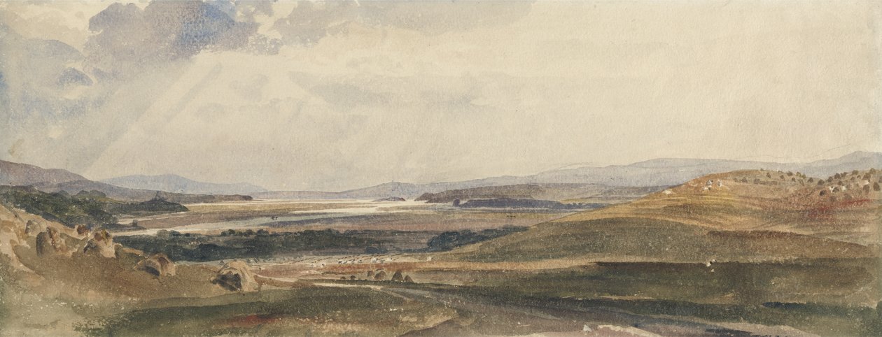 Hasat Zamanı, Cumberland (kağıt üzerinde grafit üzerinde wc) by Peter de Wint