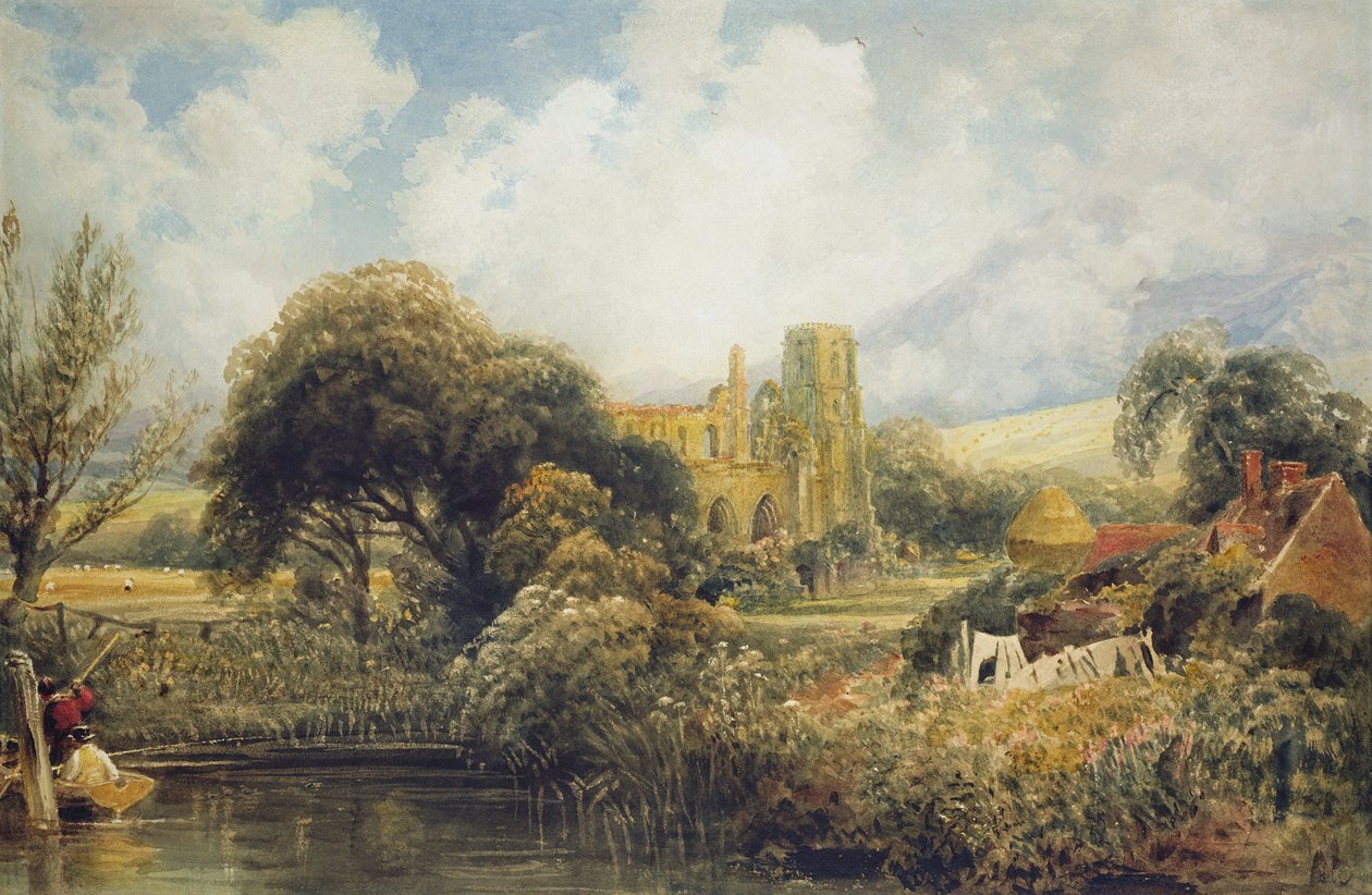 Llandaff, 1829 by Peter de Wint