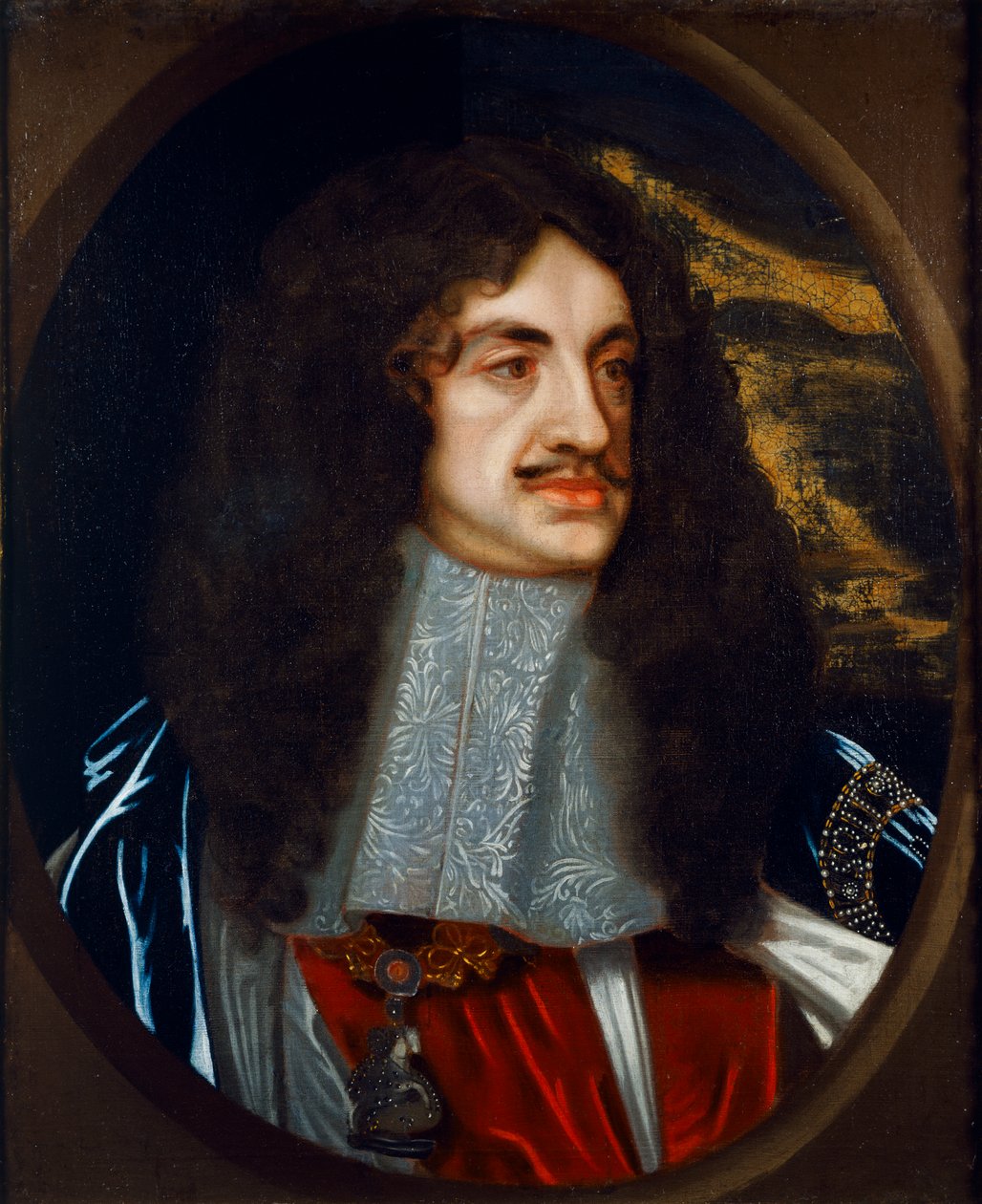 II. James'in Portresi (tuval üzerine yağlıboya) by Peter (after) Lely
