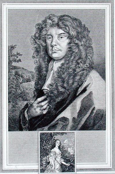 J. Corner tarafından oyulmuş Otoportre (gravür) by Peter (after) Lely