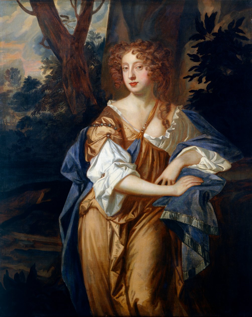Susan Armine (oil on canvas) by Peter (after) Lely