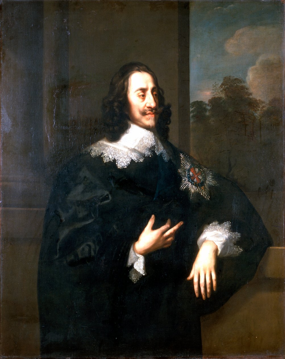 Kral I. Charles, c.1660-70 (tuval üzerine yağlı boya) by Peter (circle of) Lely