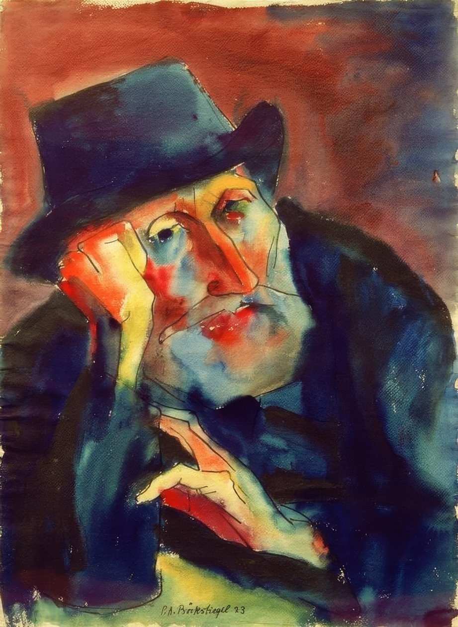 Baş Peter Susieck by Peter August Böckstiegel