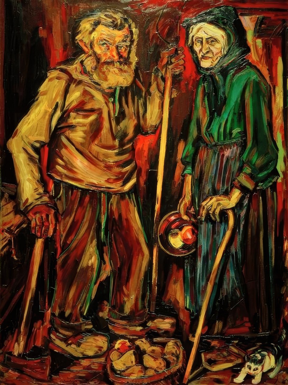 Ebeveynlerim by Peter August Böckstiegel