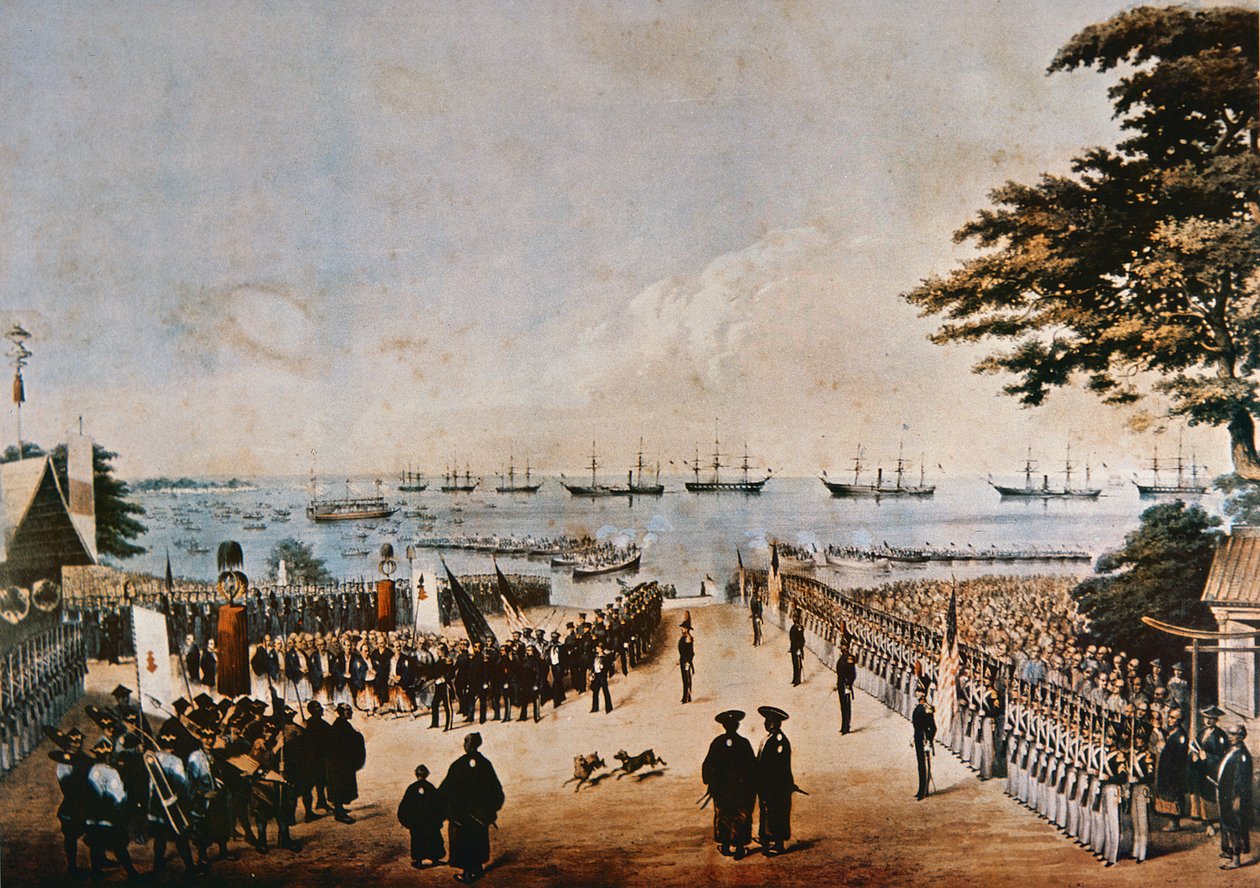 Amiral Perry, 8 Mart 1854