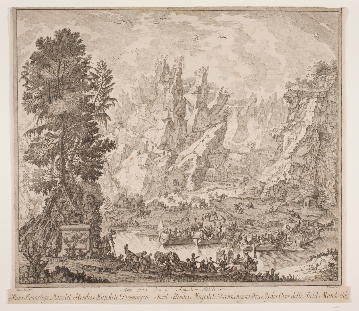 Anno 1733 den 9. Augusti Kraliyet Majesteleri Majesteleri Kraliçe ve Majesteleri Kraliçe