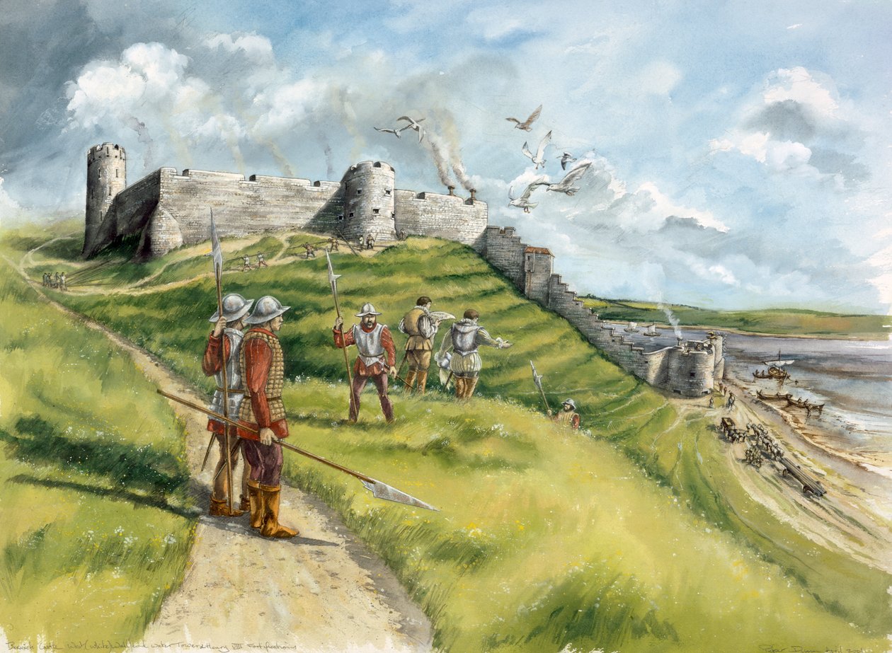 Berwick Kalesi, 16. yüzyıl, 1990-2010 by Peter Dunn