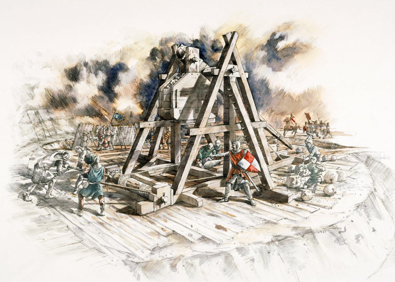 Dover Kalesi kuşatması, 1216, c1990-2010 by Peter Dunn