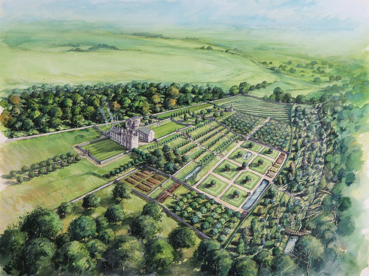 Hylton kalesi, 18. yüzyılın başları, 1980-2010 by Peter Dunn