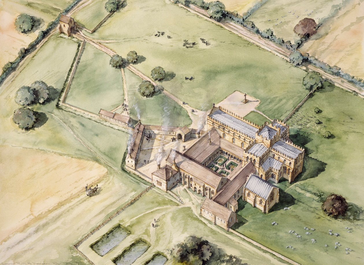Lanercost Manastırı, Cumbria, c1996-c2006 by Peter Dunn