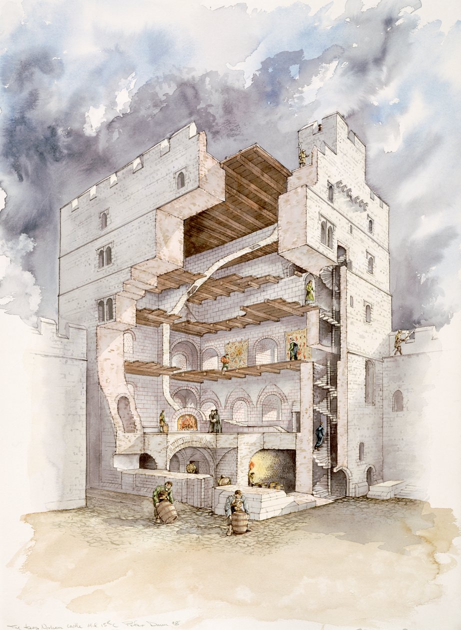 Norham Kalesi, 15. yüzyıl ortası, 1990-2010 by Peter Dunn