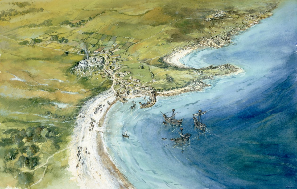 Eski Şehir, Scilly Adaları, 14. yüzyıl, c1990-2010 by Peter Dunn
