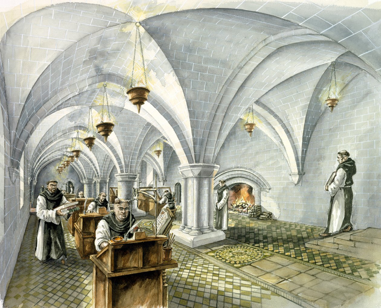 Rievaulx Manastırı, 13. yüzyıl, 1990-2010 by Peter Dunn