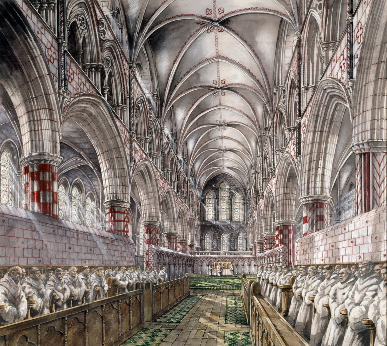 Rievaulx Manastırı, 13. yüzyıl, 1990-2010 by Peter Dunn