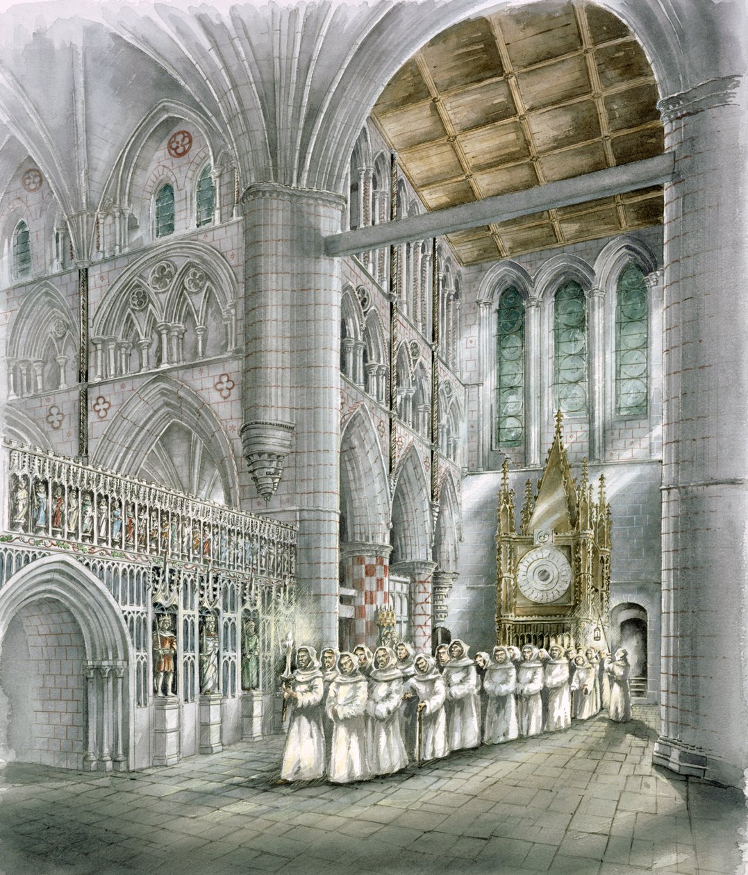 Rievaulx Manastırı, 15. yüzyıl, 1990-2010 by Peter Dunn