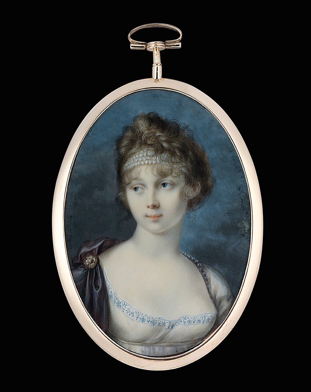Prenses Zinaida Alexandrovna Beloselskaya-Belozerskaya, 1808 by Peter Eduard Stroehling