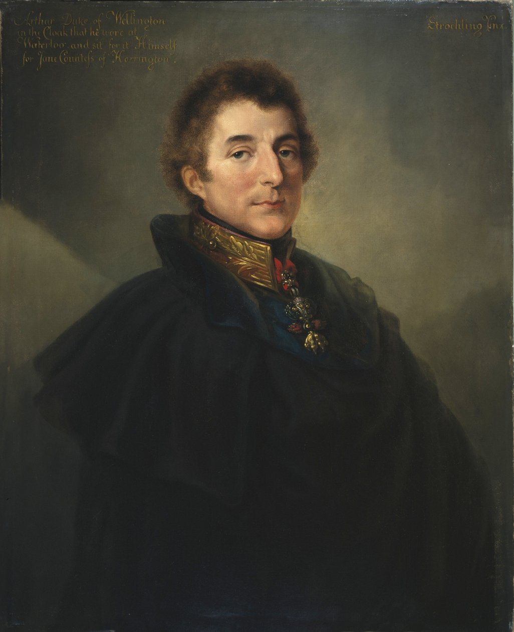 Mareşal Arthur Wellesley, KG GCB (1769-1852), 1. Wellington Dükü, 1820 by Peter Edward Stroehling