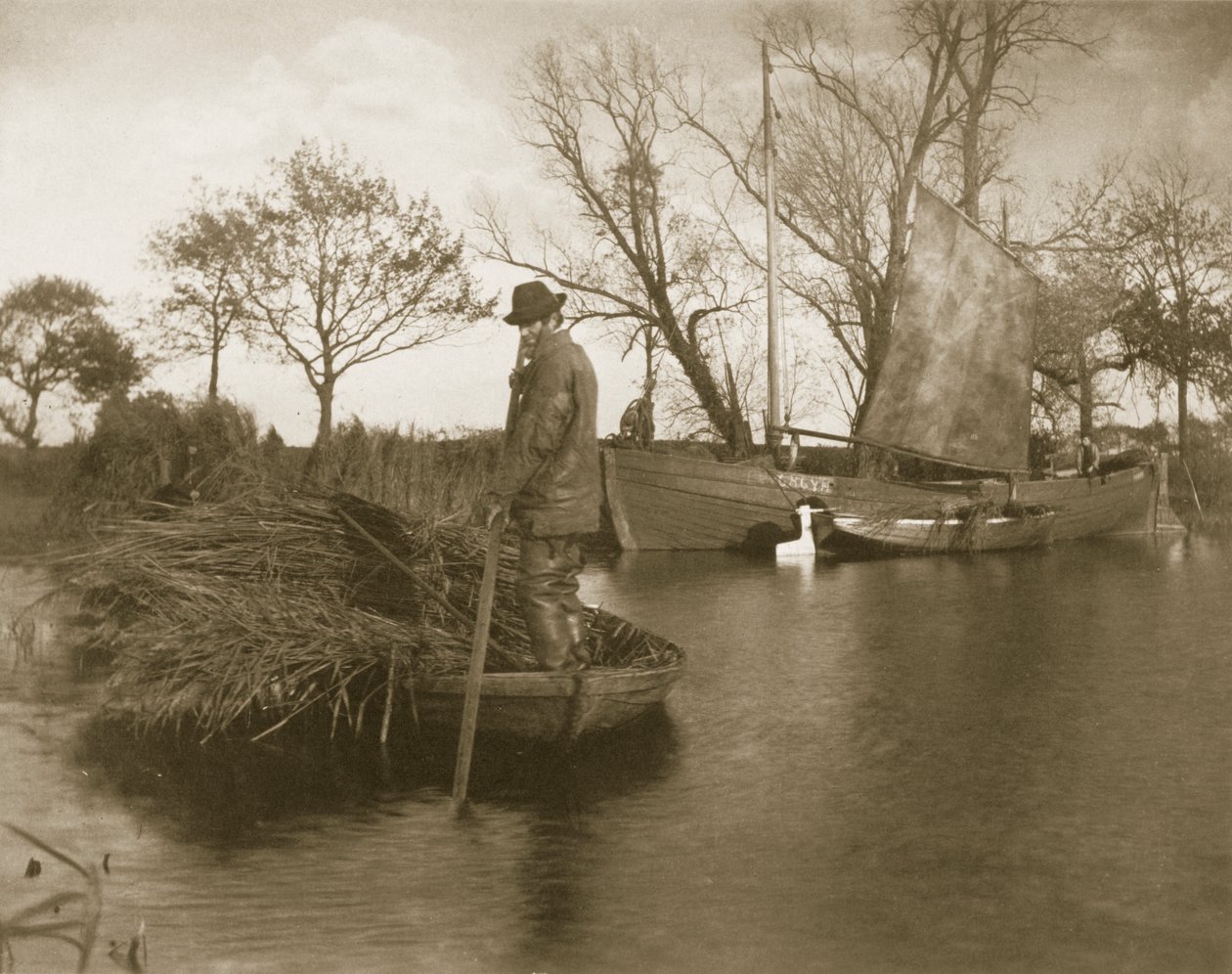 Gladdon Cutter Dönüyor, Norfolk Broads