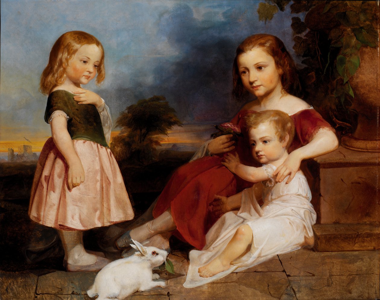 Düşen Çocukların Portresi, 1850. by Peter Frederick Rothermel