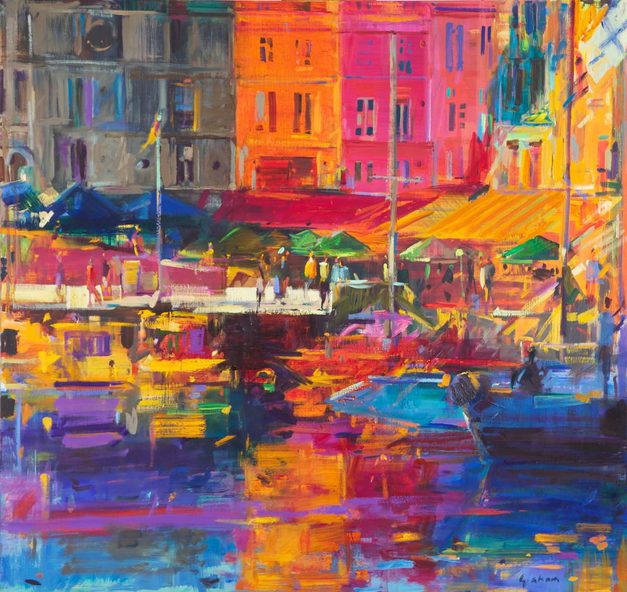 Honfleur Limanı, 2011 by Peter Graham (Contemporary)