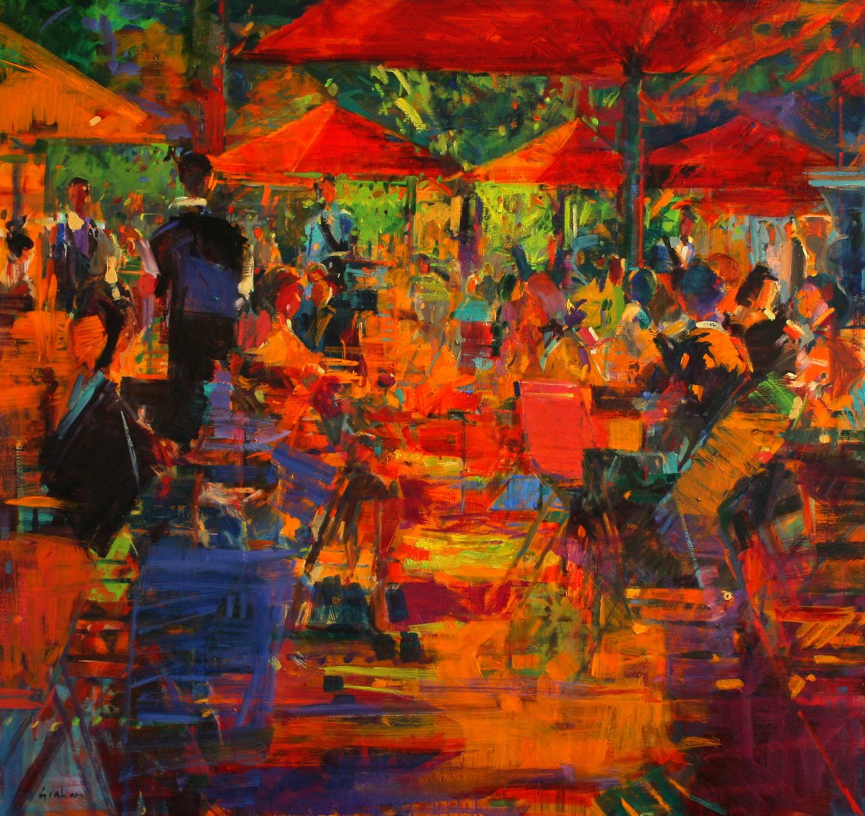 Büyük Kafe, 2011 by Peter Graham (Contemporary)