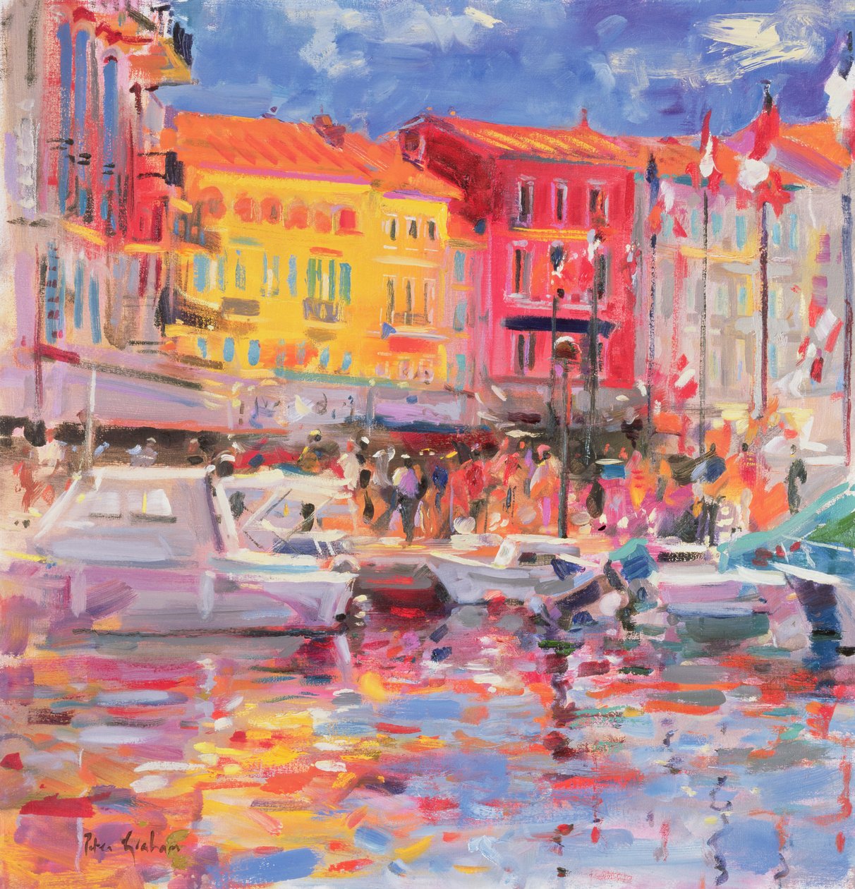 St Tropez Limanı, 2002 by Peter Graham (Contemporary)