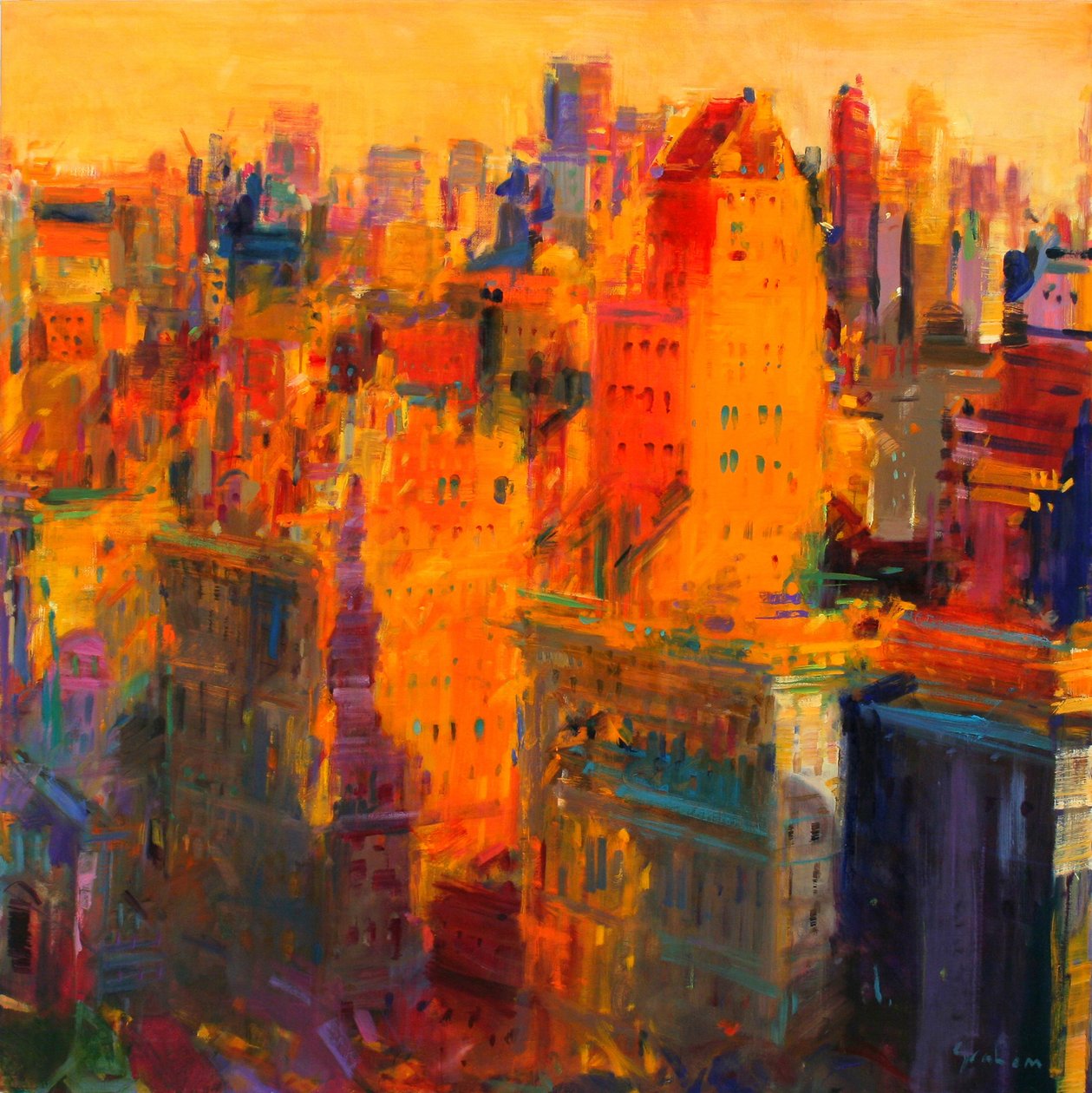 Manhattan, 2011 by Peter Graham (Contemporary)