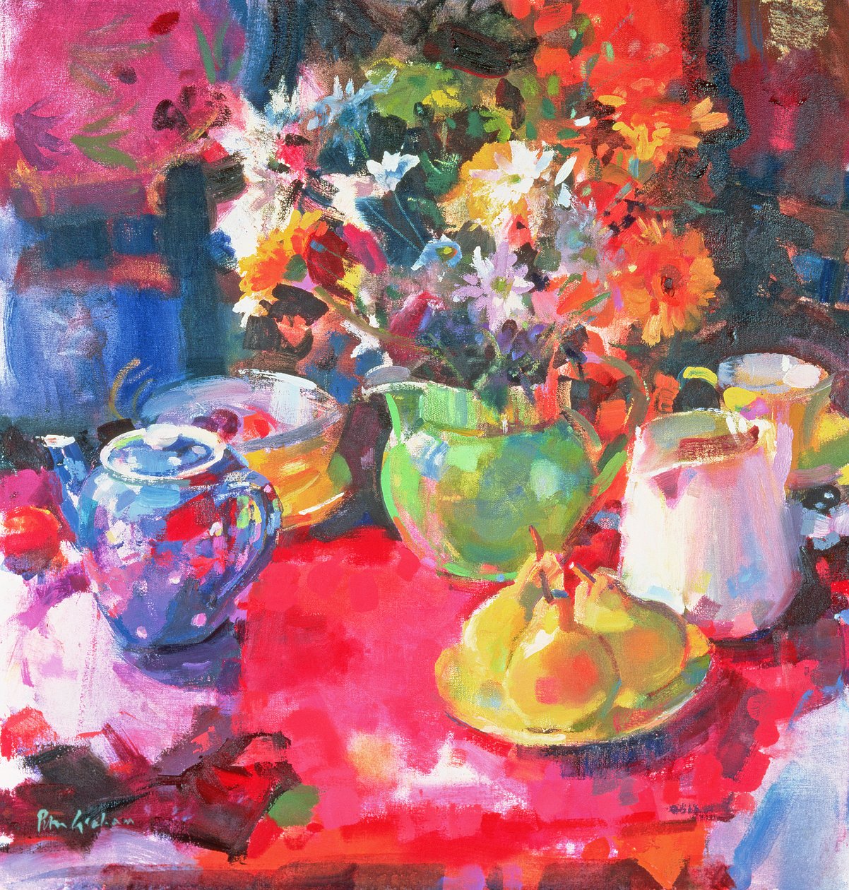 üç armut by Peter Graham (Contemporary)