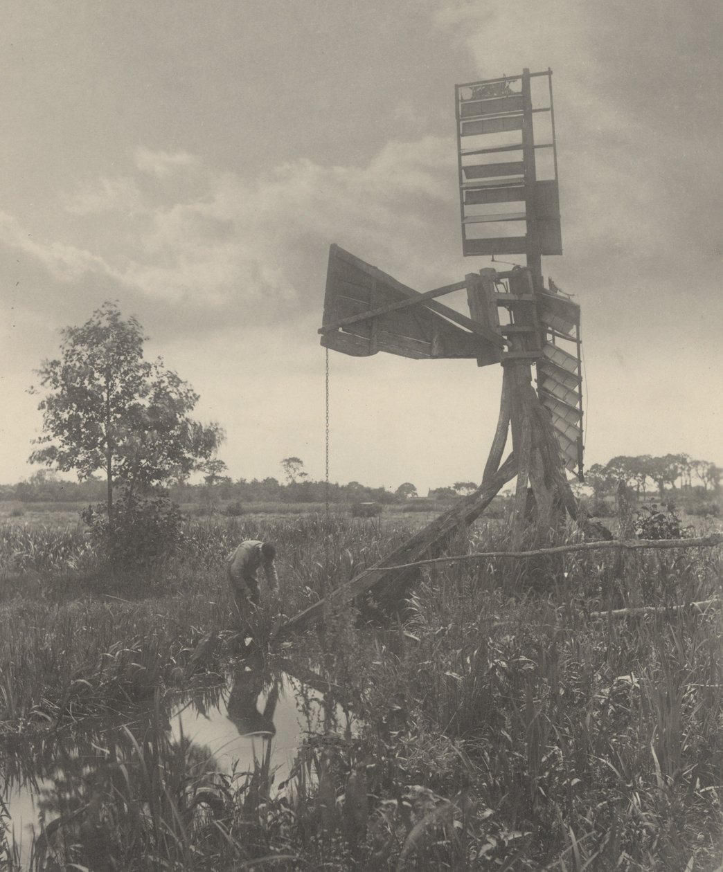 Yıkılmış Bir Su Değirmeni by Peter Henry Emerson